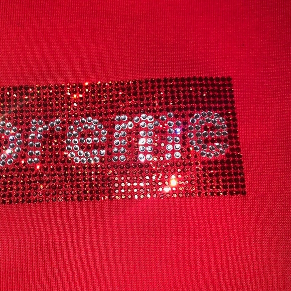 Supreme Swarovski Box Logo Tee - Picture 5 of 8